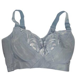 GRACING Wireless Lace Shaping Push Up Bra sz 32D / 34C NWT